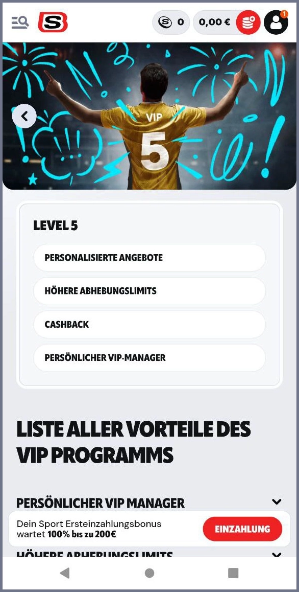 VIP-Club bei Supabet Casino