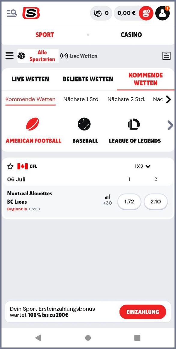 Digitale Sportwetten – virtuelle Optionen bei Supabet Casino