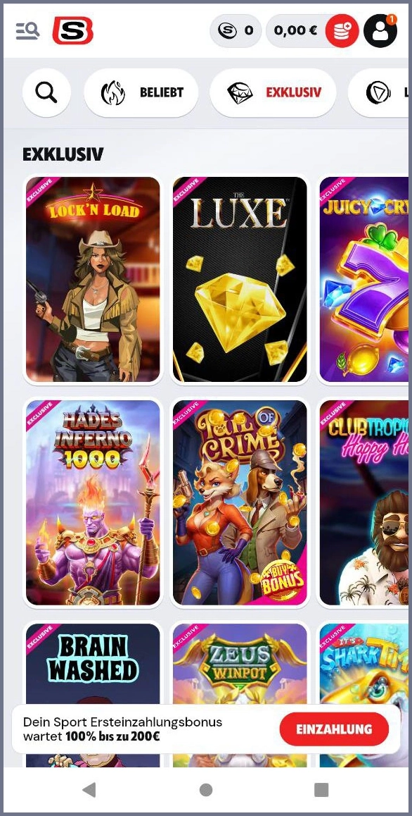 Supabet Casino – Exklusive Spielautomaten und Top-Spiele für deutsche Nutzer
