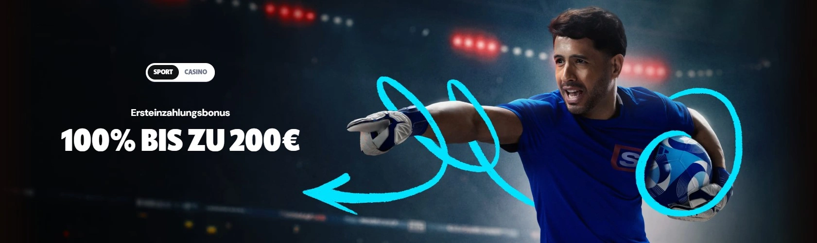 Willkommensbonus für Sportwetten bei Supabet Casino